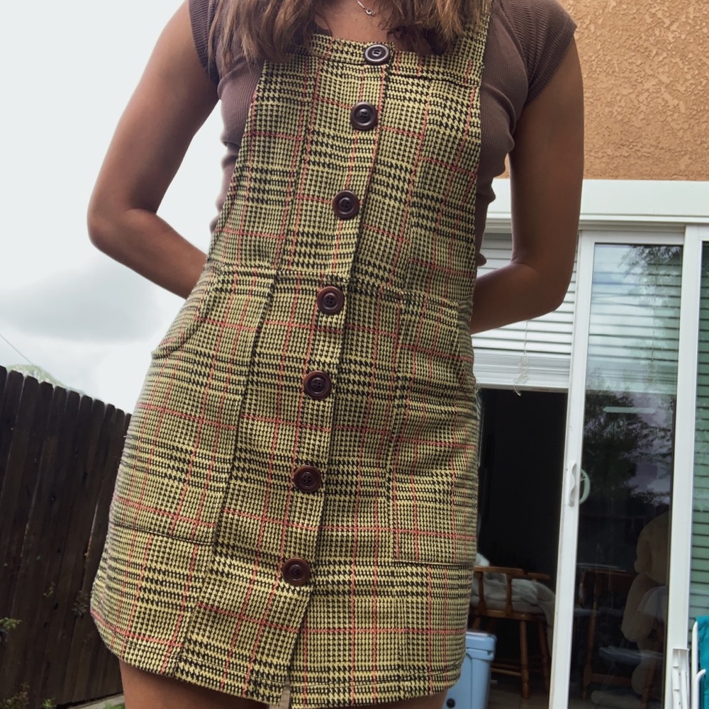 Urban outfitters plaid dress